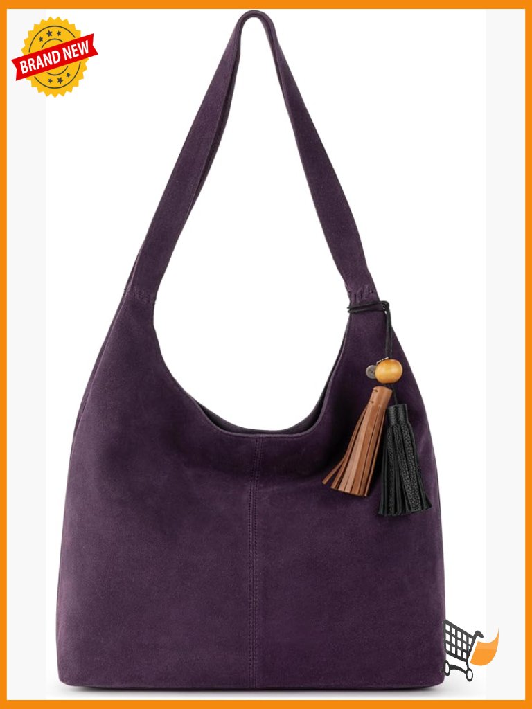 Hobo Shoulder Bag - Premium Leather Handbag For Travel
